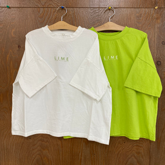 E.m.m.M LIME半袖Tシャツ