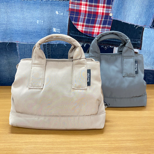 MACARONIC STYLE シャルダー付きミニボストン