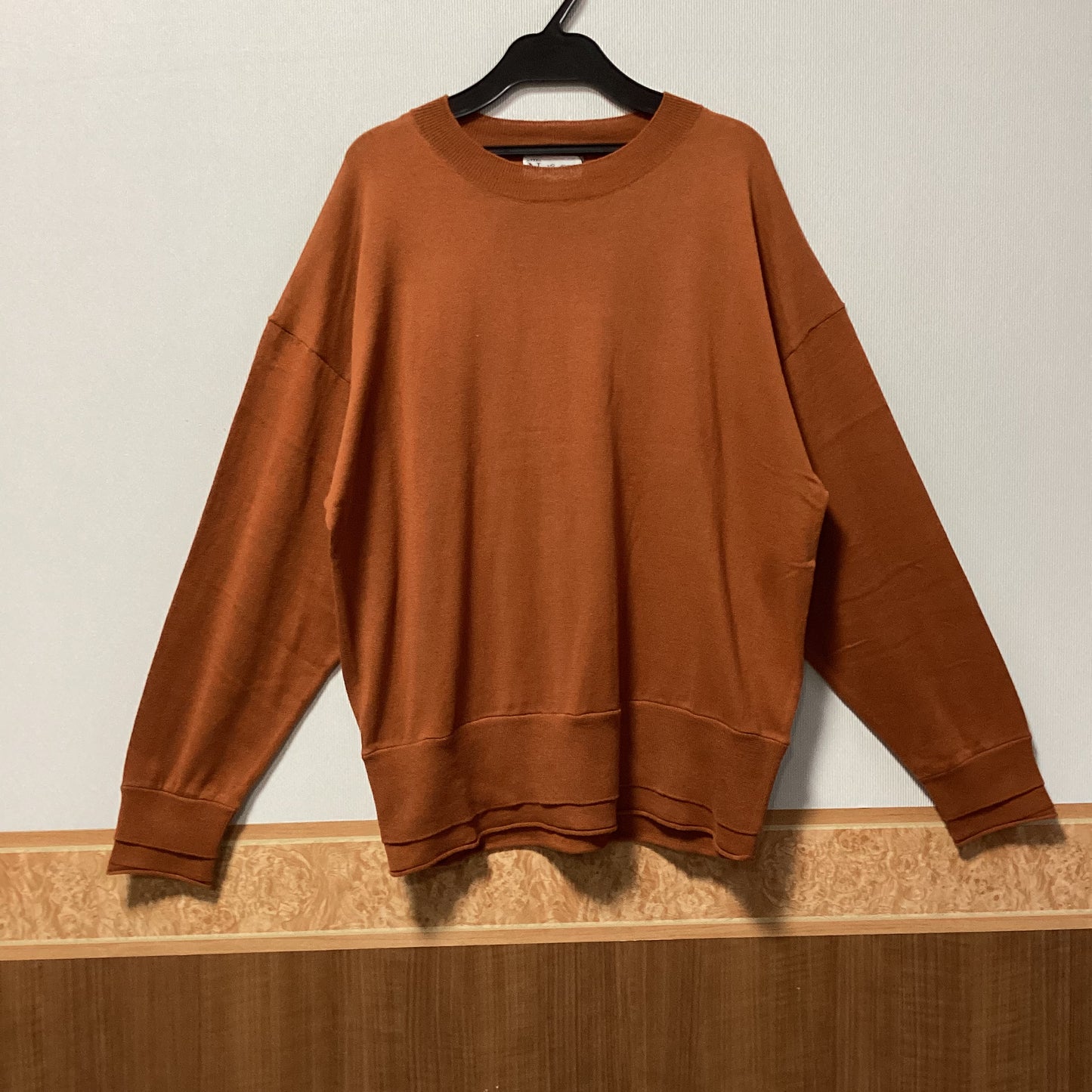 RNA−N 綿100%ﾚｲﾔｰﾄﾞ長袖ｾｰﾀｰ