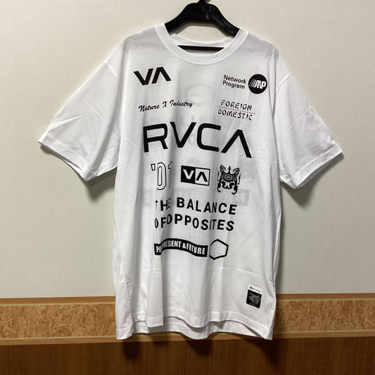 RVCA 速乾 ロゴプリント 半袖Tシャツ