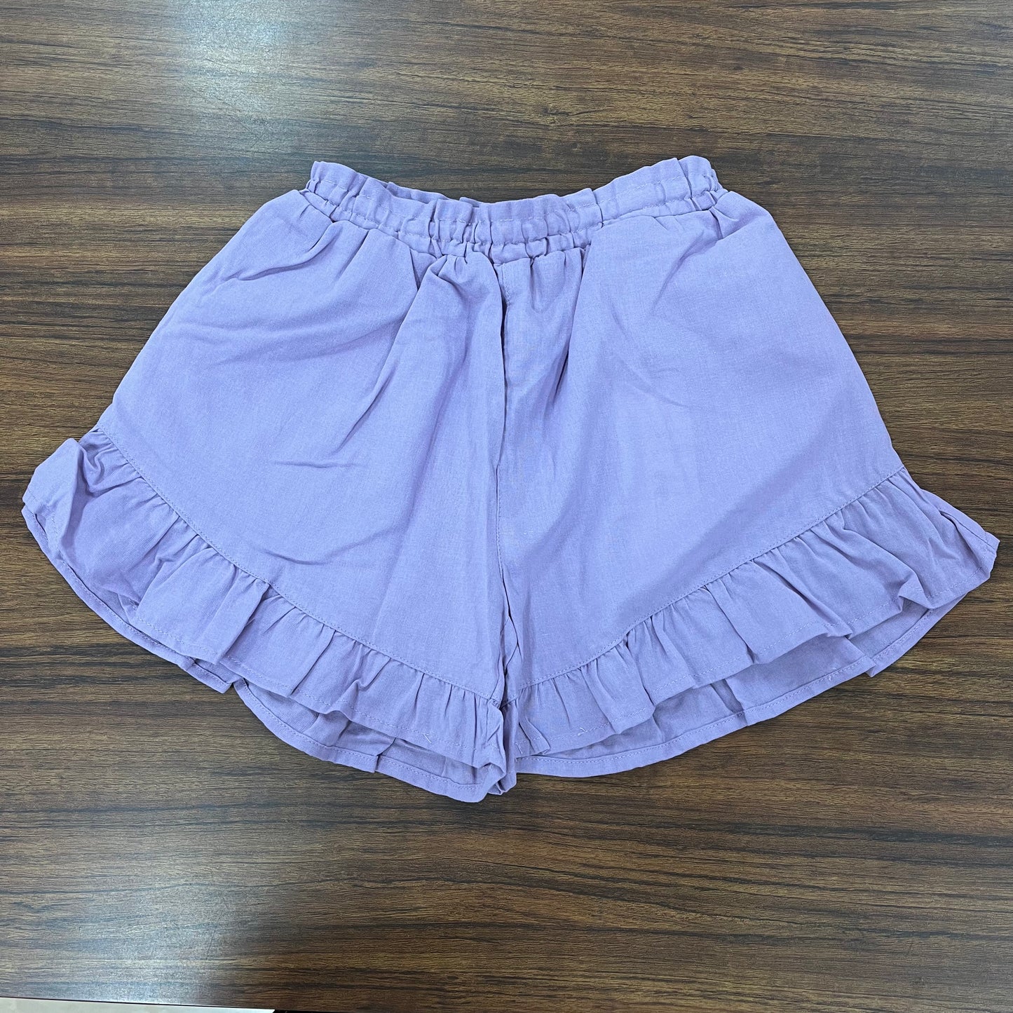 la poche biscuit 裾フリルショートパンツ