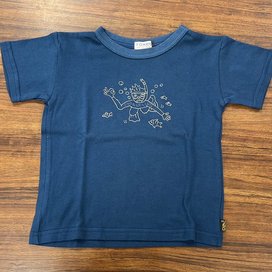 F.O.KID'S ダイバー柄半袖Tシャツ
