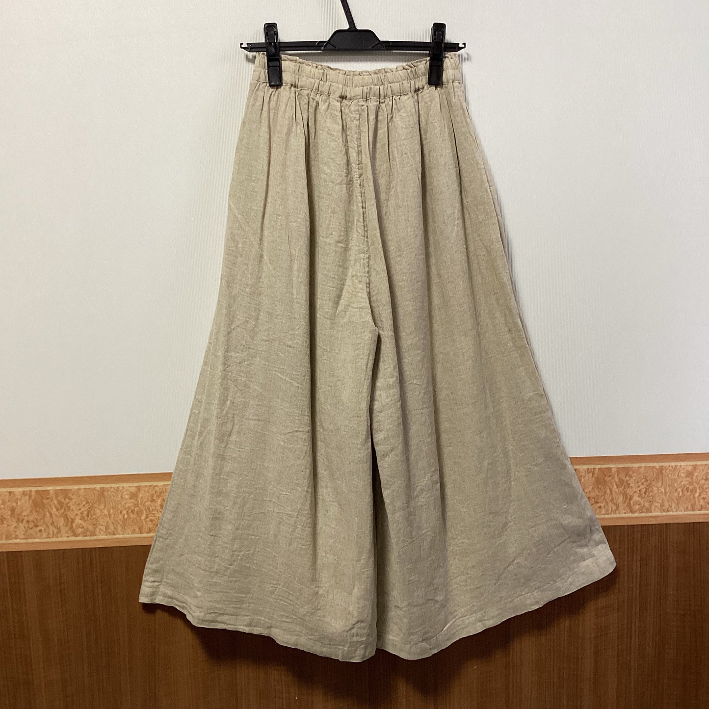 SUN VALLEY 綿麻ﾜｲﾄﾞｲｰｼﾞｰﾊﾟﾝﾂ