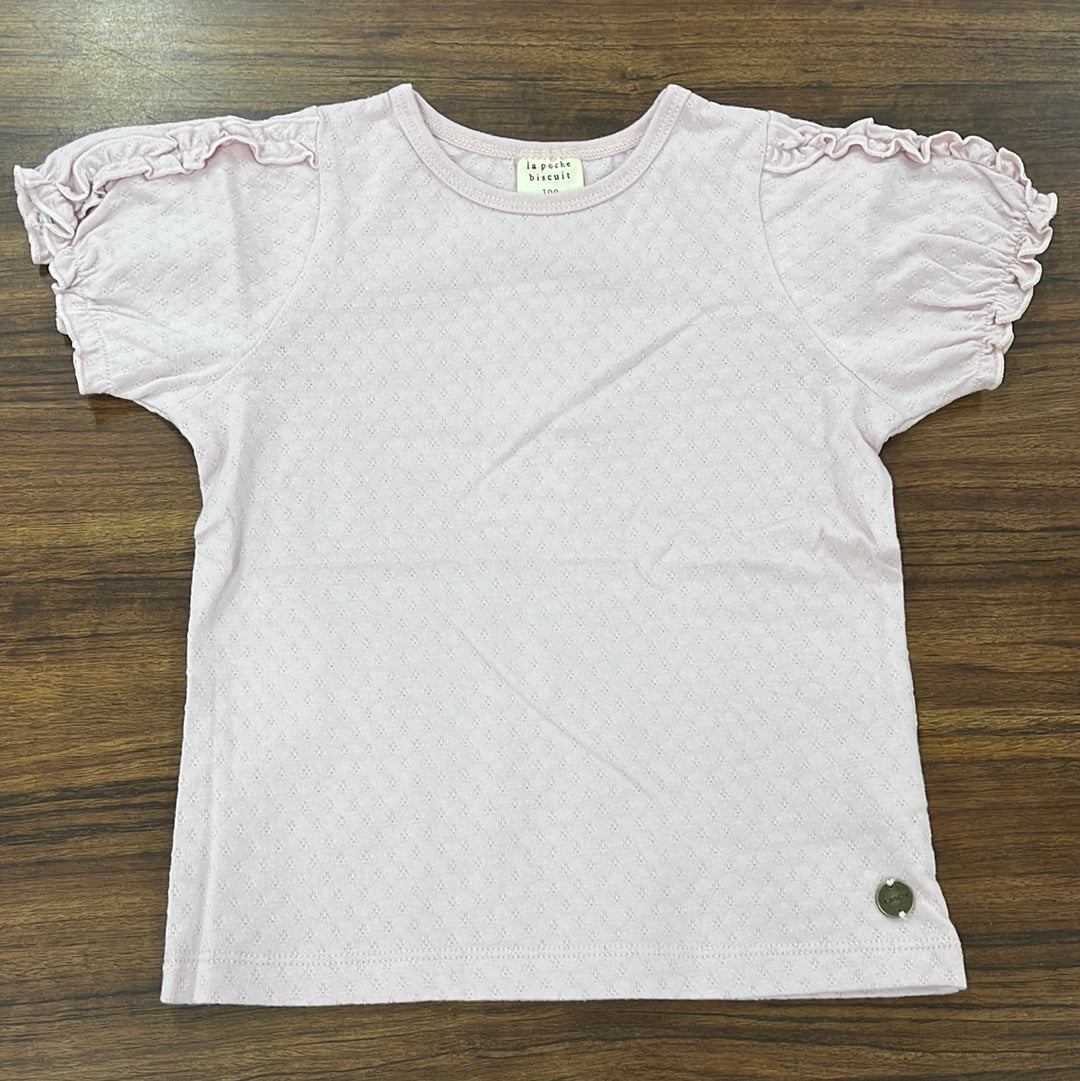 la poche biscuit フリル半袖Tシャツ